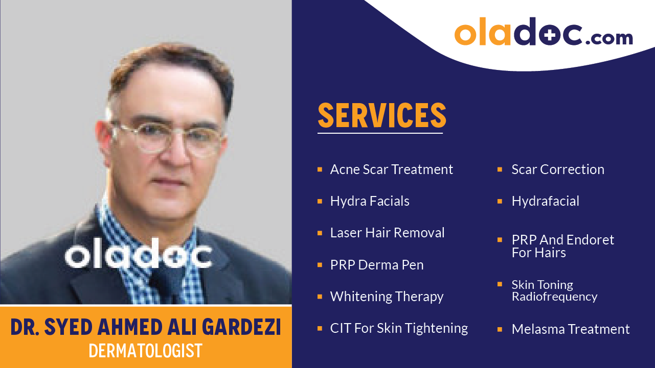 Services provided by Dr.Syed Ahmed Ali Gardezi